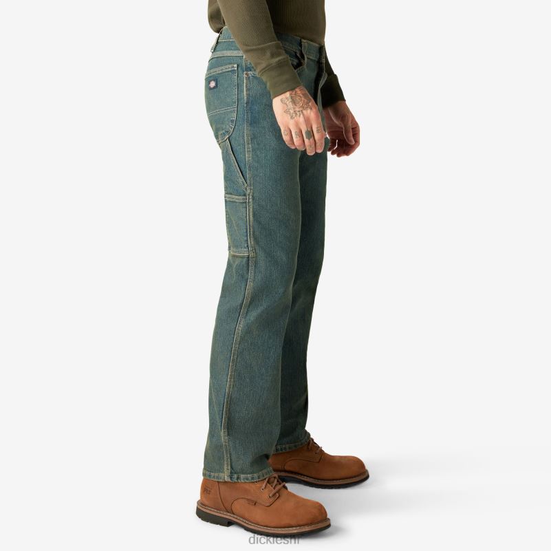 fleksibilne stolarske traperice opuštenog kroja muškarci Dickies heritage tonirani kaki (thk) 6BPL6192 odjeća