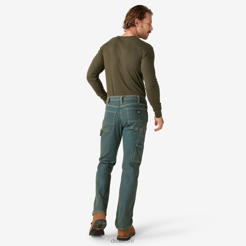 fleksibilne stolarske traperice opuštenog kroja muškarci Dickies heritage tonirani kaki (thk) 6BPL6192 odjeća