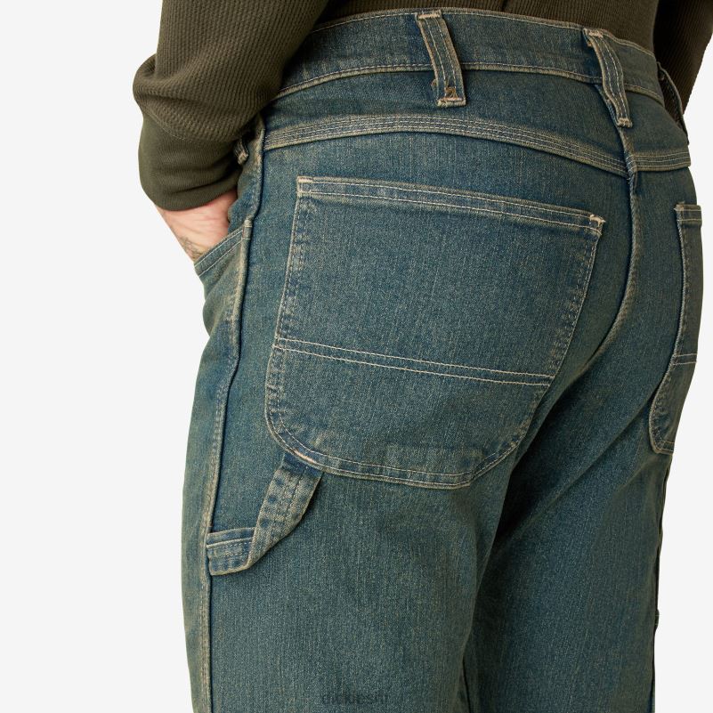 fleksibilne stolarske traperice opuštenog kroja muškarci Dickies heritage tonirani kaki (thk) 6BPL6192 odjeća