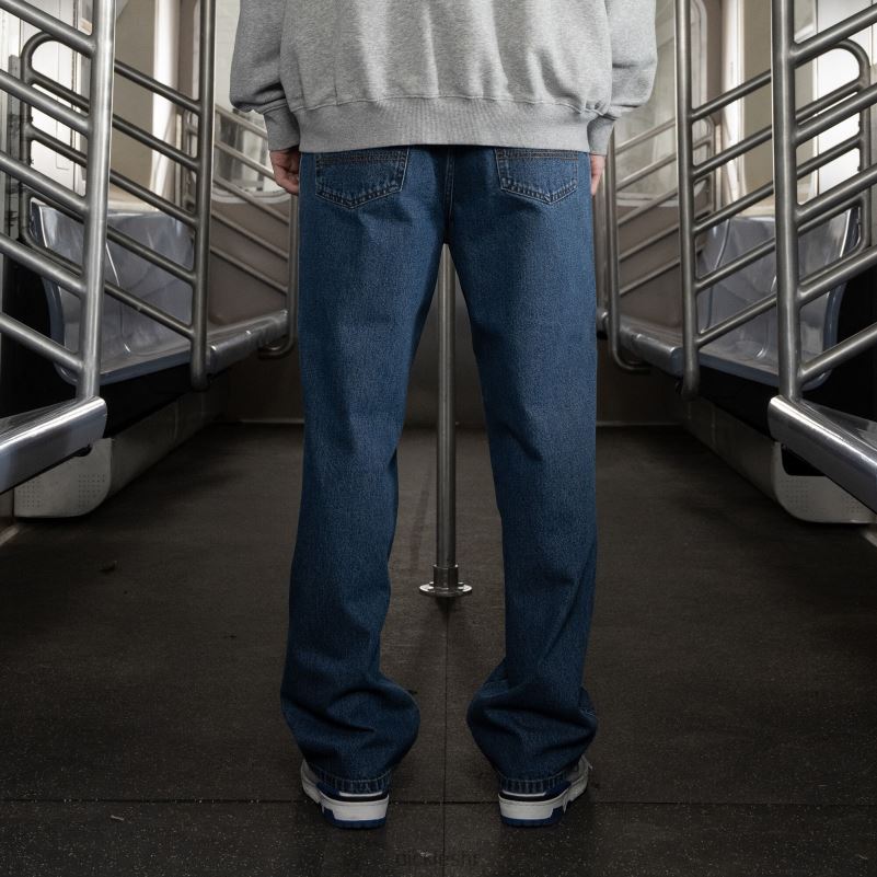 jake hayes traperice opuštenog kroja muškarci Dickies stonewashed vintage blue (wvb) 6BPL652 odjeća