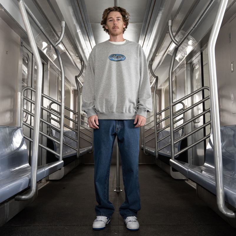 jake hayes traperice opuštenog kroja muškarci Dickies stonewashed vintage blue (wvb) 6BPL652 odjeća