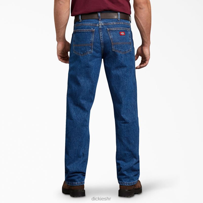 obične traperice ravnog kroja muškarci Dickies indigo plava (snb) 6BPL6131 odjeća