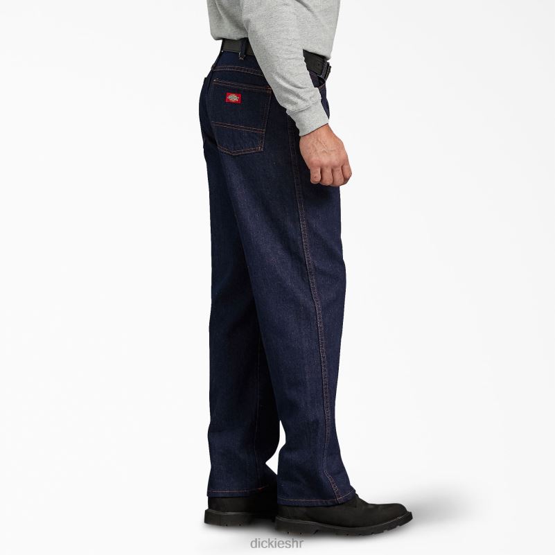 obične traperice ravnog kroja muškarci Dickies isprano indigo plavo (rnb) 6BPL6130 odjeća