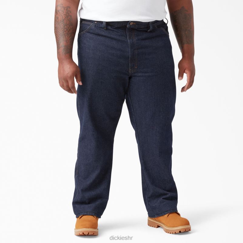 obične traperice ravnog kroja muškarci Dickies isprano indigo plavo (rnb) 6BPL6130 odjeća