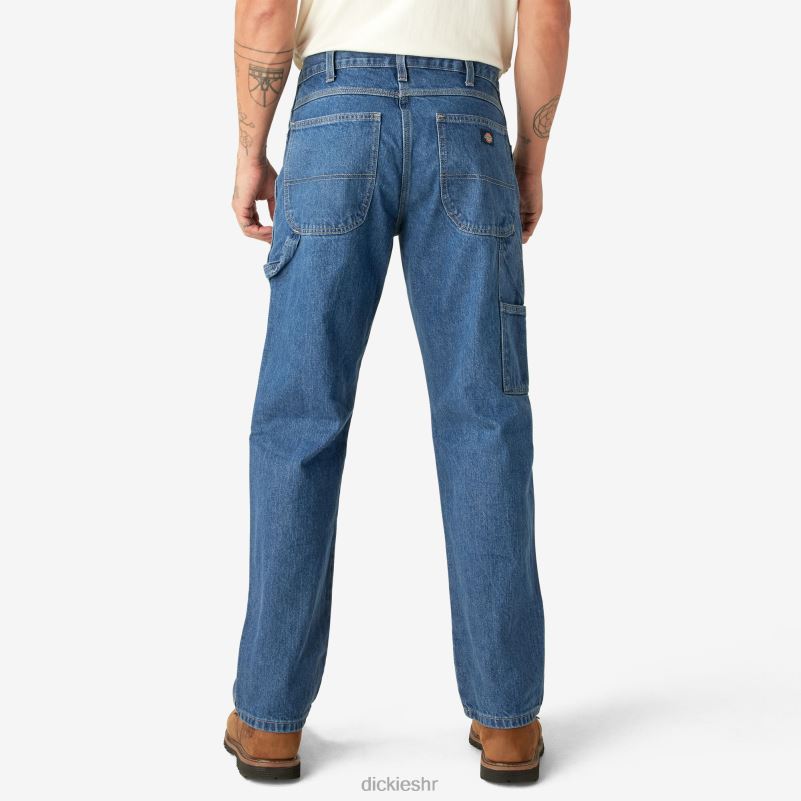 opuštene stolarske teške traperice muškarci Dickies indigo plava (snb) 6BPL678 odjeća