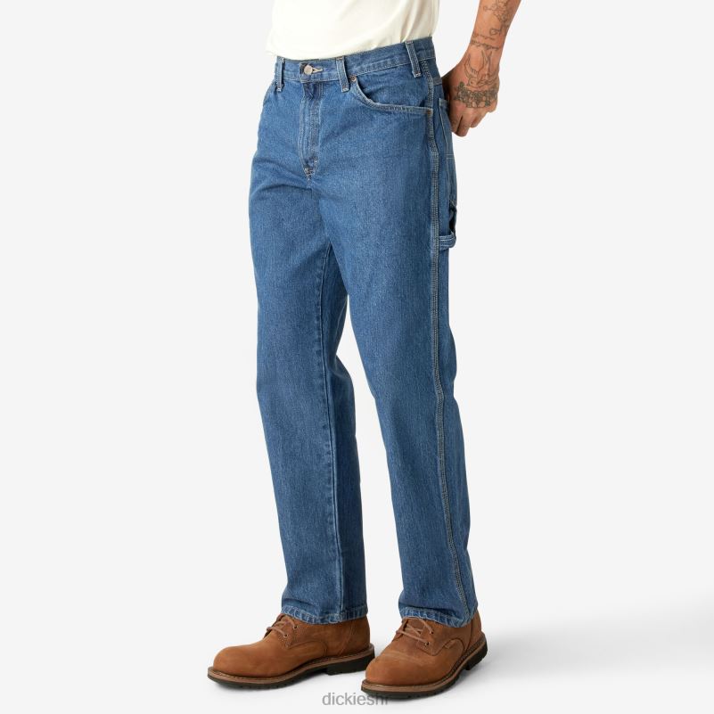 opuštene stolarske teške traperice muškarci Dickies indigo plava (snb) 6BPL678 odjeća