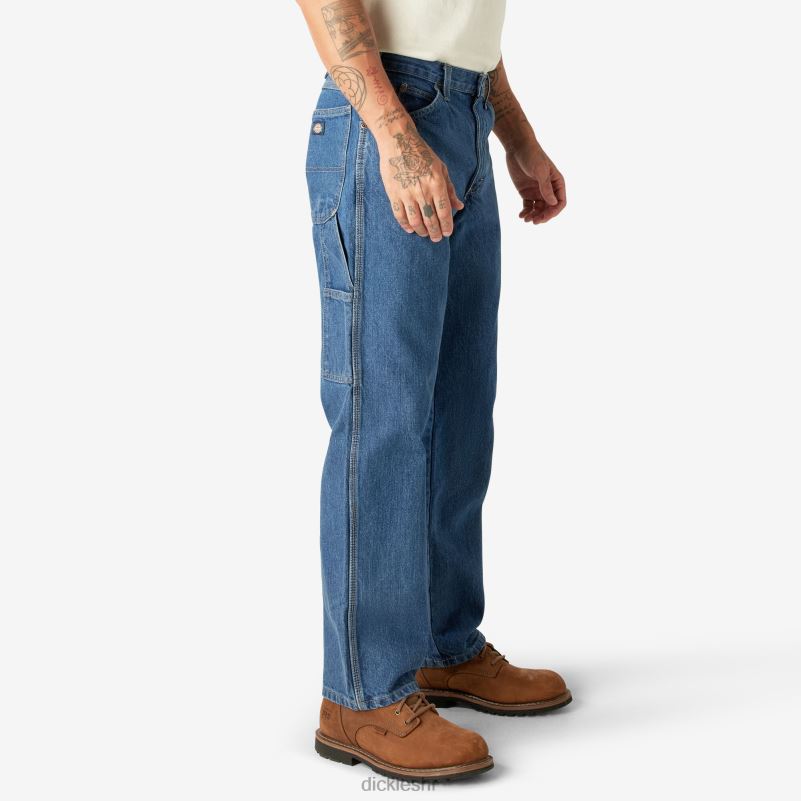 opuštene stolarske teške traperice muškarci Dickies indigo plava (snb) 6BPL678 odjeća