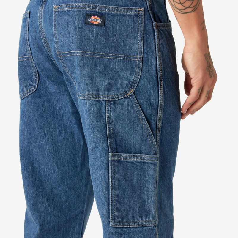 opuštene stolarske teške traperice muškarci Dickies indigo plava (snb) 6BPL678 odjeća