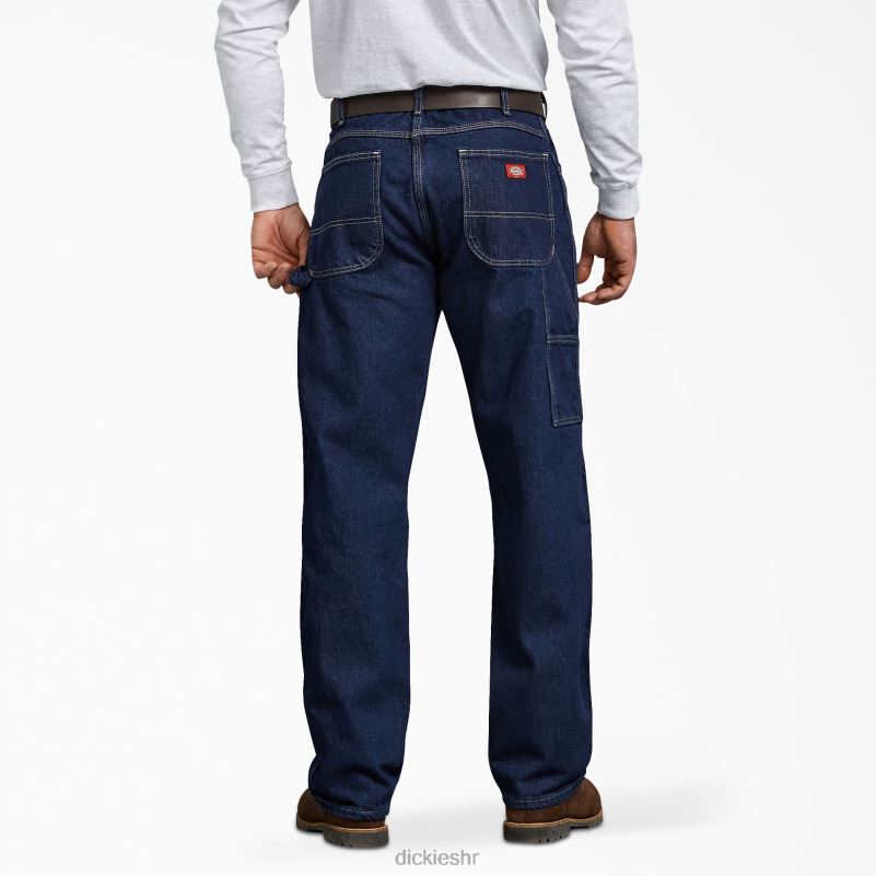opuštene stolarske teške traperice muškarci Dickies isprano indigo plavo (rnb) 6BPL677 odjeća