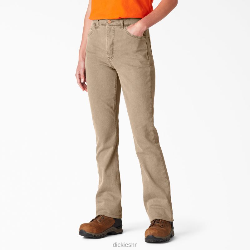 savršen oblik bootcut traperice visokog struka žene Dickies redovito 6BPL61888 odjeća