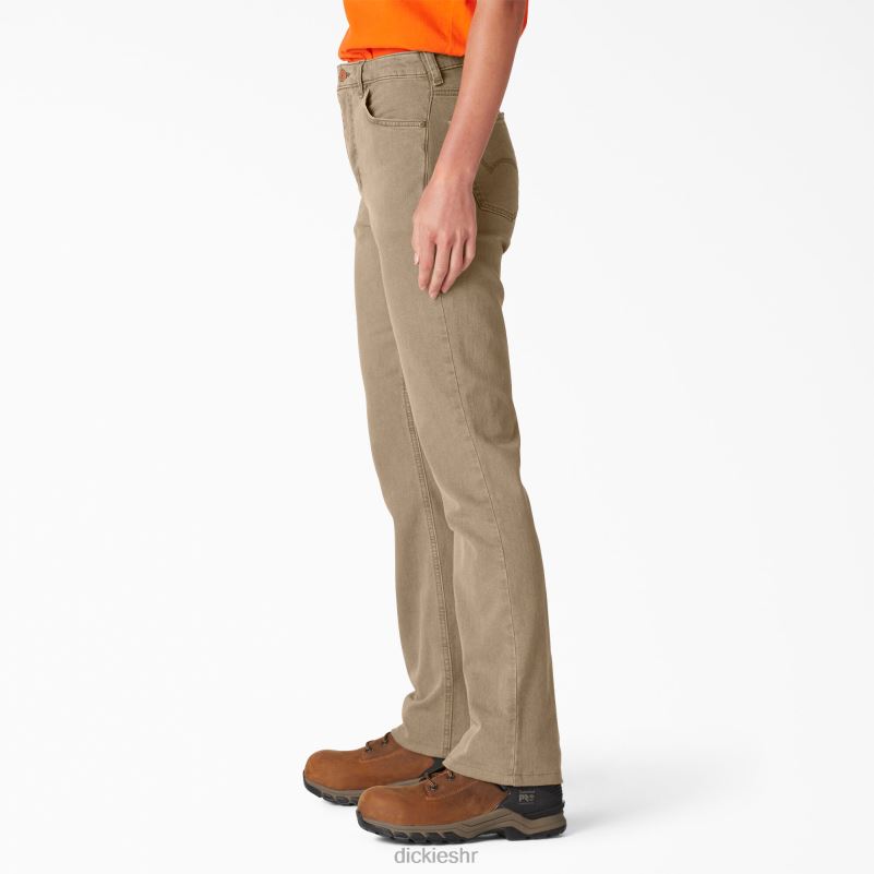 savršen oblik bootcut traperice visokog struka žene Dickies redovito 6BPL61888 odjeća