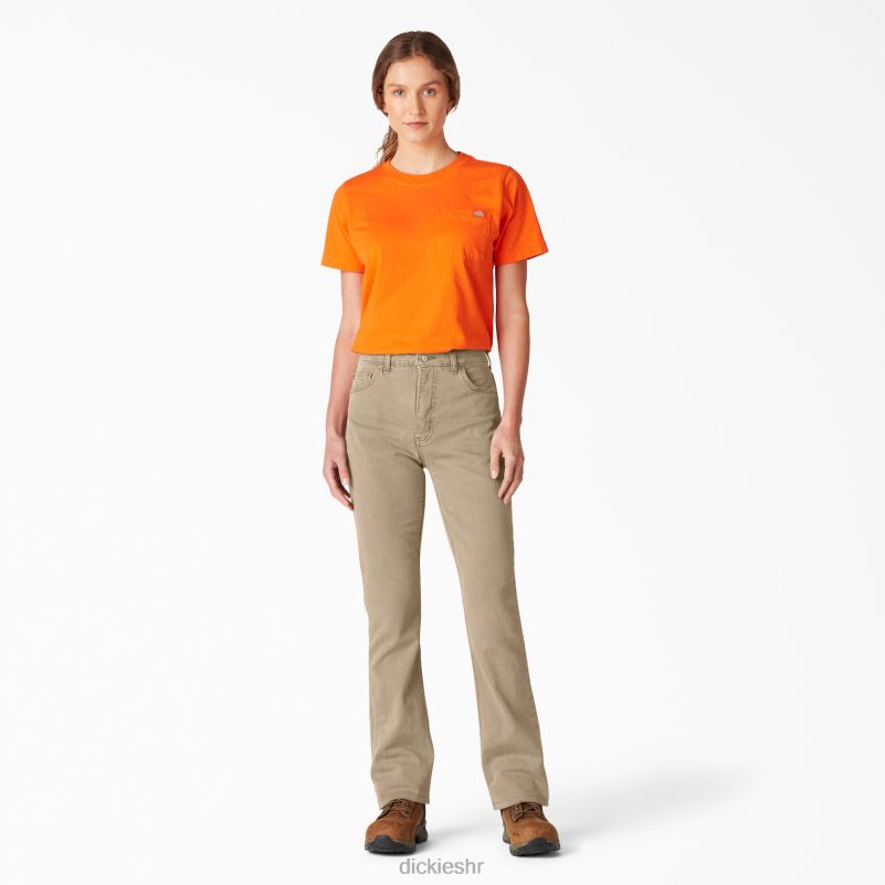 savršen oblik bootcut traperice visokog struka žene Dickies redovito 6BPL61888 odjeća