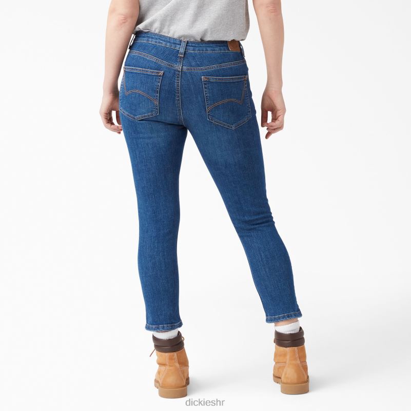 savršen oblik skinny fit jean capri žene Dickies indigo plava (snb) 6BPL61871 odjeća