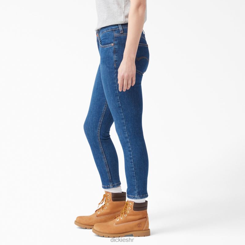 savršen oblik skinny fit jean capri žene Dickies indigo plava (snb) 6BPL61871 odjeća