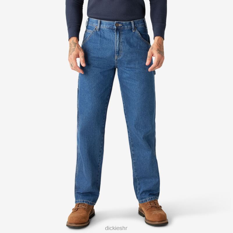 stolarske traperice opuštenog kroja muškarci Dickies indigo plava (snb) 6BPL6117 odjeća