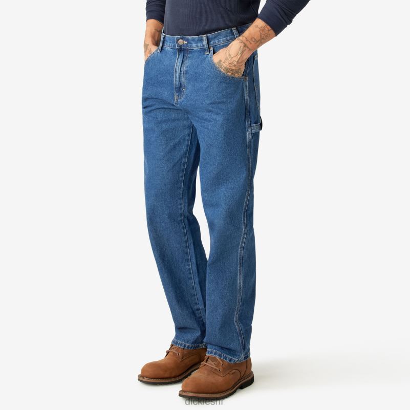 stolarske traperice opuštenog kroja muškarci Dickies indigo plava (snb) 6BPL6117 odjeća