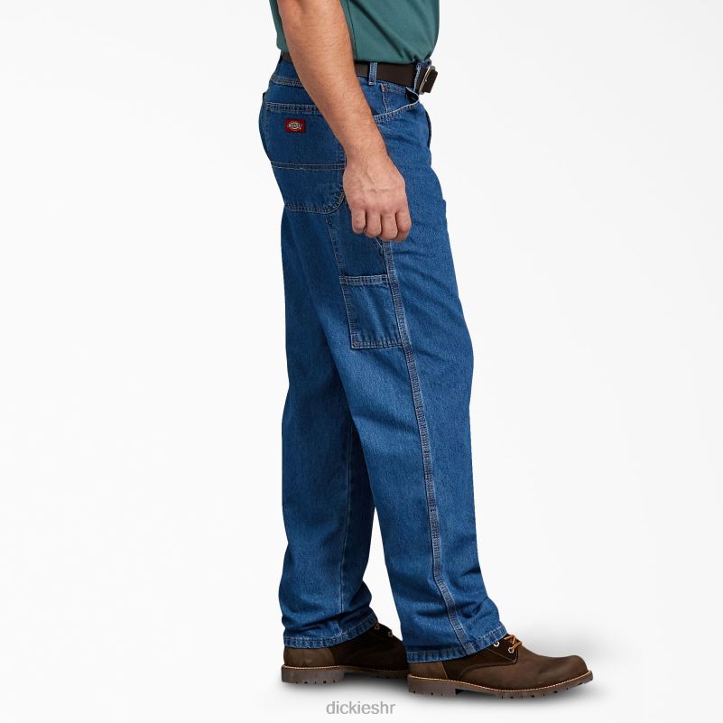 stolarske traperice opuštenog kroja muškarci Dickies indigo plava (snb) 6BPL6117 odjeća