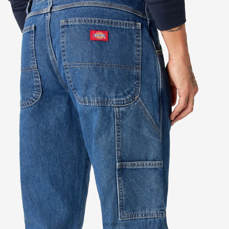 stolarske traperice opuštenog kroja muškarci Dickies indigo plava (snb) 6BPL6117 odjeća