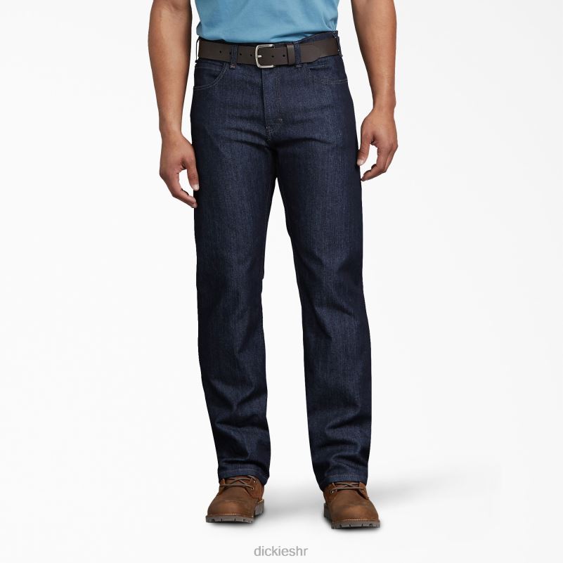 stolarske traperice opuštenog kroja muškarci Dickies isprano indigo plavo (rnb) 6BPL6243 odjeća