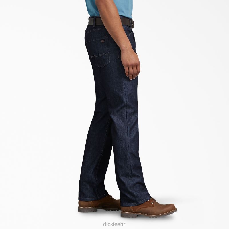 stolarske traperice opuštenog kroja muškarci Dickies isprano indigo plavo (rnb) 6BPL6243 odjeća