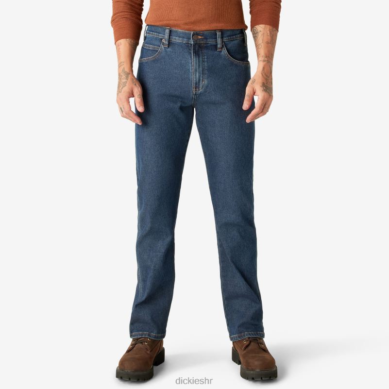 toplije traperice s 5 džepova muškarci Dickies stonewashed indigo (siwr) 6BPL6320 odjeća