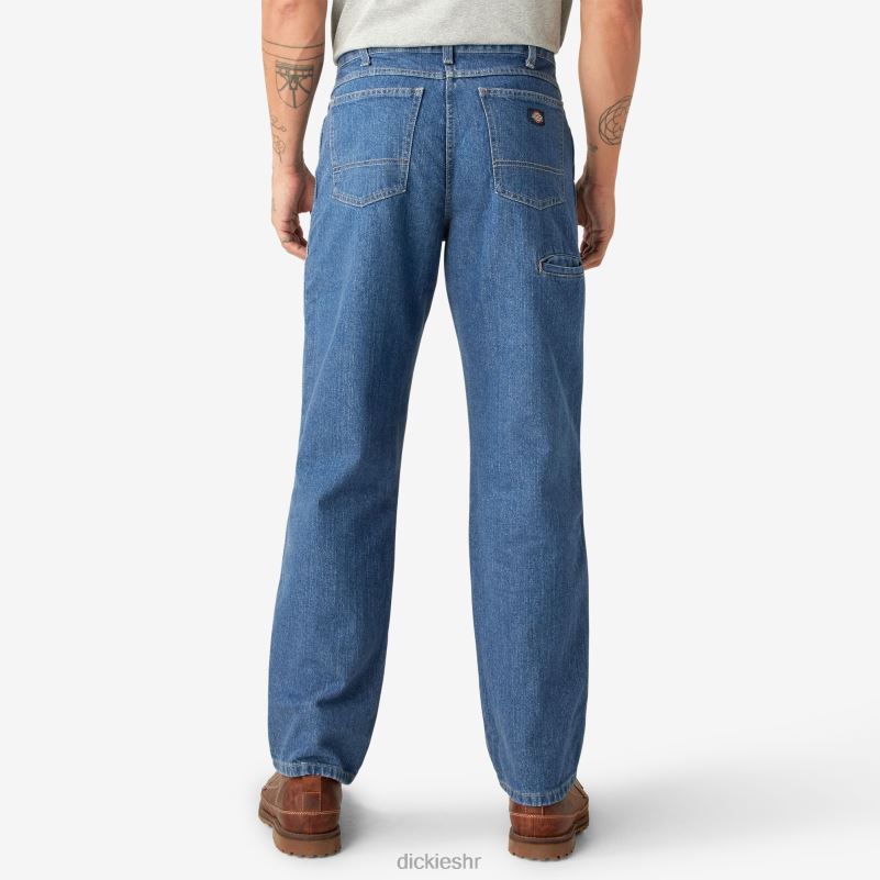 traperice opuštenog kroja s duplim koljenima muškarci Dickies indigo plava (snb) 6BPL6189 odjeća
