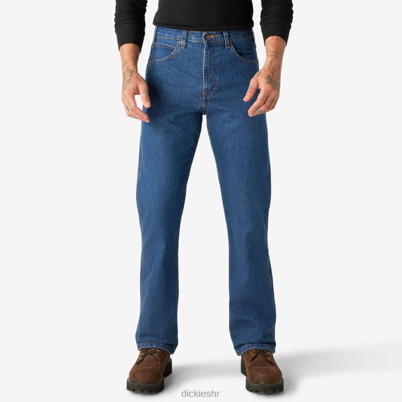 traperice regular fit s aktivnim strukom muškarci Dickies indigo plava (snb) 6BPL6231 odjeća