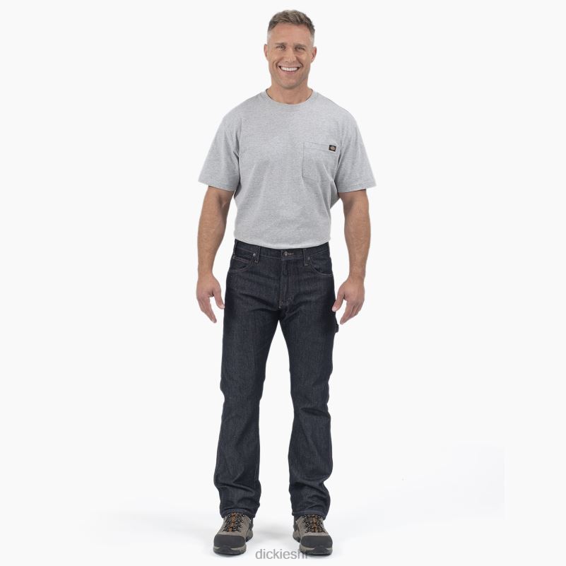 traperice regularnog kroja muškarci Dickies isprano indigo plavo (rnb) 6BPL6291 odjeća