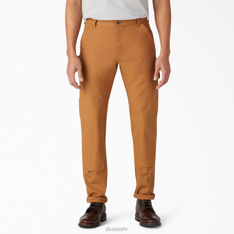 1922 hlače s duplim koljenima muškarci Dickies isprana smeđa patka (rbd) 6BPL6220 odjeća