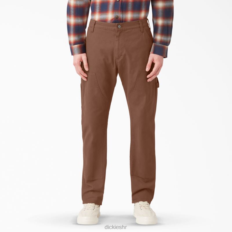1922 hlače s duplim koljenima muškarci Dickies isprano drvo smeđe (rtb) 6BPL6223 odjeća