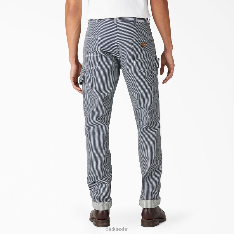 1922 hlače s duplim koljenima muškarci Dickies pruga hikorija (hs) 6BPL6219 odjeća