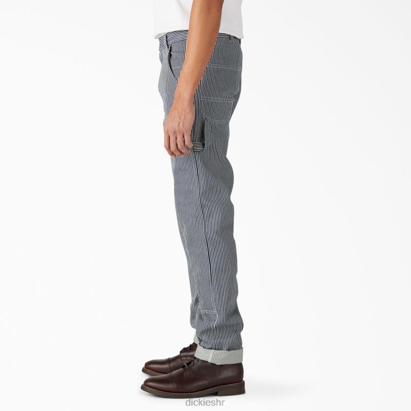 1922 hlače s duplim koljenima muškarci Dickies pruga hikorija (hs) 6BPL6219 odjeća