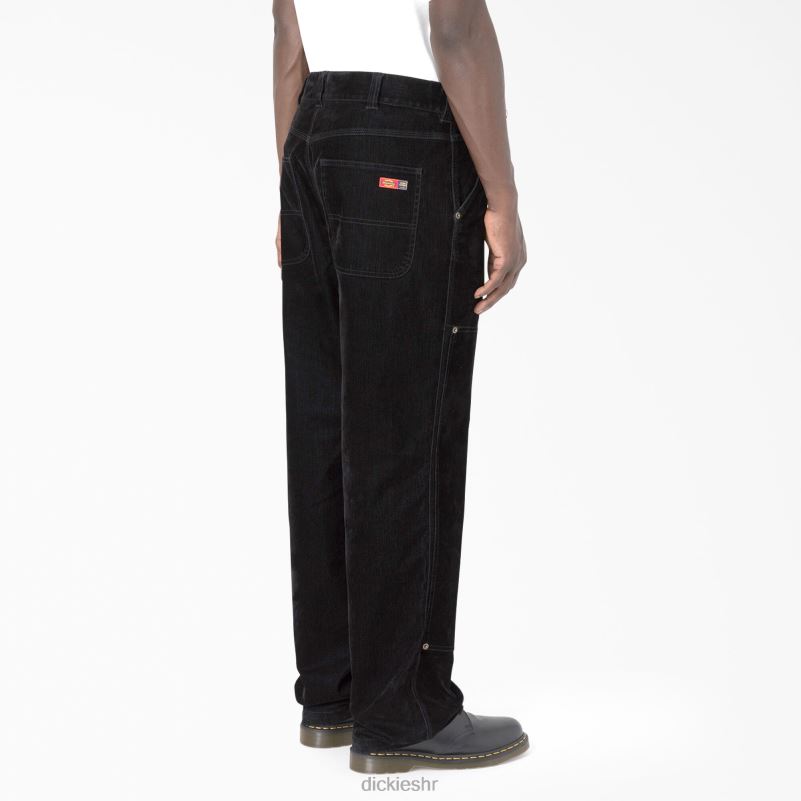 ceremonija otvaranja flock dvostruke traperice do koljena muškarci Dickies crna (bkx) 6BPL6283 odjeća