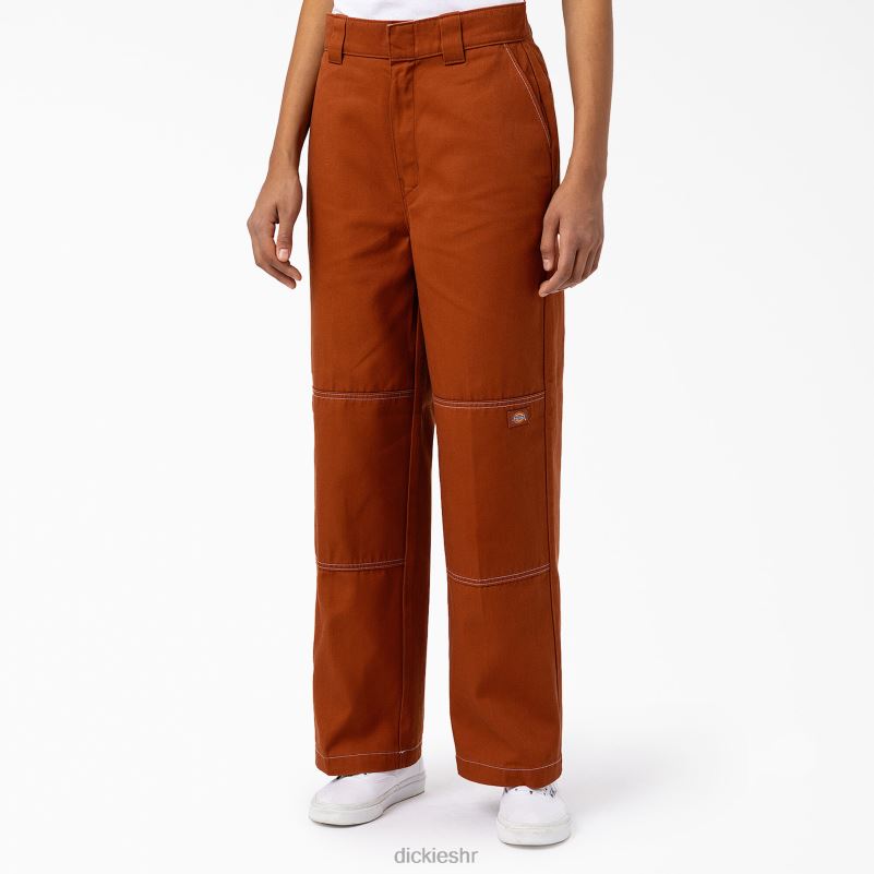 hlače opuštenog kroja s duplim koljenima žene Dickies redovito 6BPL61853 odjeća