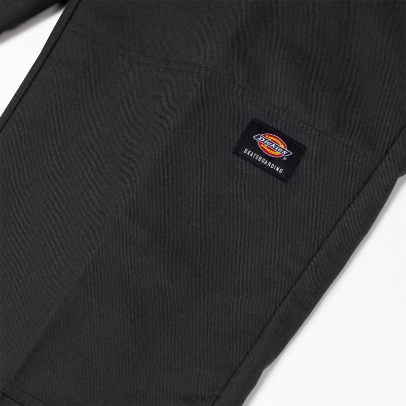 hlače za skateboarding s duplim koljenima muškarci Dickies crna (bk) 6BPL6161 odjeća