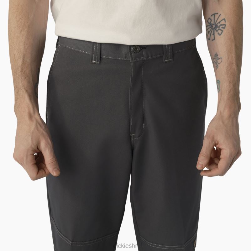 hlače za skateboarding s duplim koljenima muškarci Dickies ugljen/sivi šavovi (hcg) 6BPL6162 odjeća
