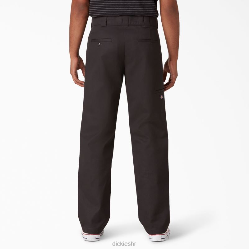 ravne prednje hlače s dva koljena muškarci Dickies crna (bkx) 6BPL6307 odjeća