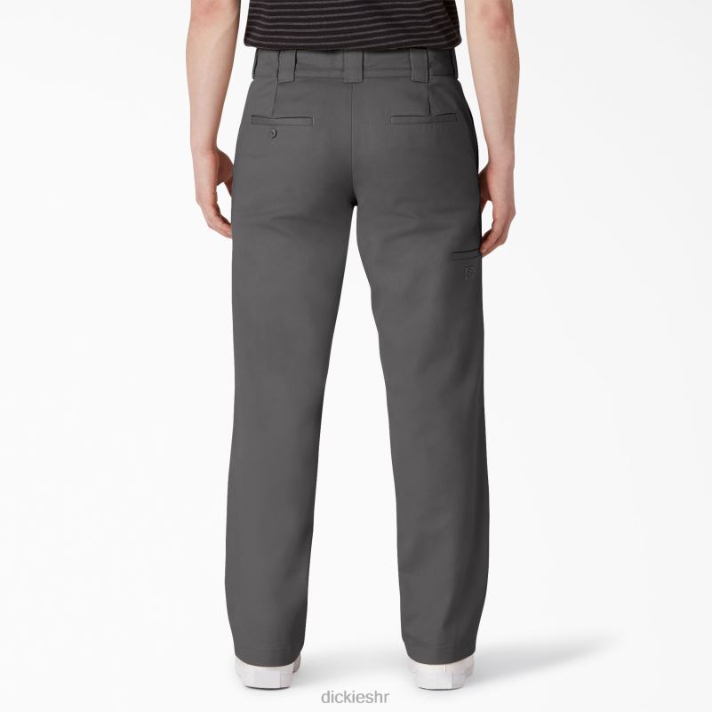 ravne prednje hlače s dva koljena muškarci Dickies škriljasto siva (sl) 6BPL6310 odjeća