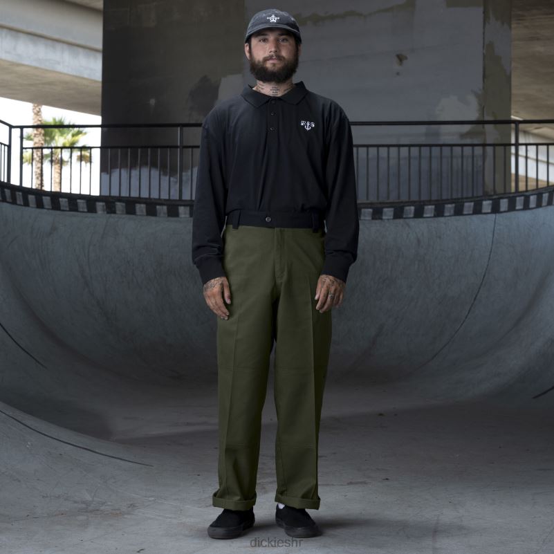ronnie sandoval hlače do dva koljena muškarci Dickies blok maslinasto zelene/crne boje (oac) 6BPL6235 odjeća
