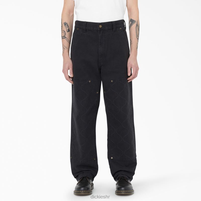 thorsby pomoćne hlače s duplim prednjim dijelom muškarci Dickies crna (bkx) 6BPL6294 odjeća