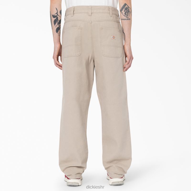 thorsby pomoćne hlače s duplim prednjim dijelom muškarci Dickies pješčenjak (ss) 6BPL6295 odjeća