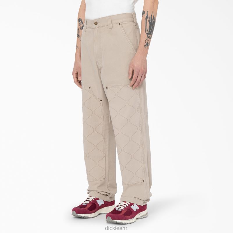 thorsby pomoćne hlače s duplim prednjim dijelom muškarci Dickies pješčenjak (ss) 6BPL6295 odjeća