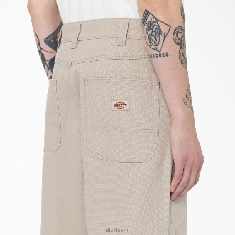 thorsby pomoćne hlače s duplim prednjim dijelom muškarci Dickies pješčenjak (ss) 6BPL6295 odjeća