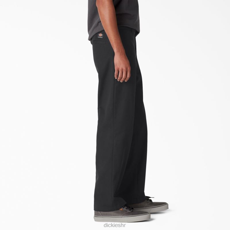 keper hlače regularnog kroja za skateboarding muškarci Dickies crna (bk) 6BPL655 odjeća