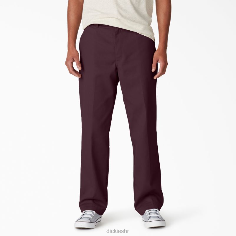 keper hlače regularnog kroja za skateboarding muškarci Dickies kestenjasta (mr) 6BPL660 odjeća