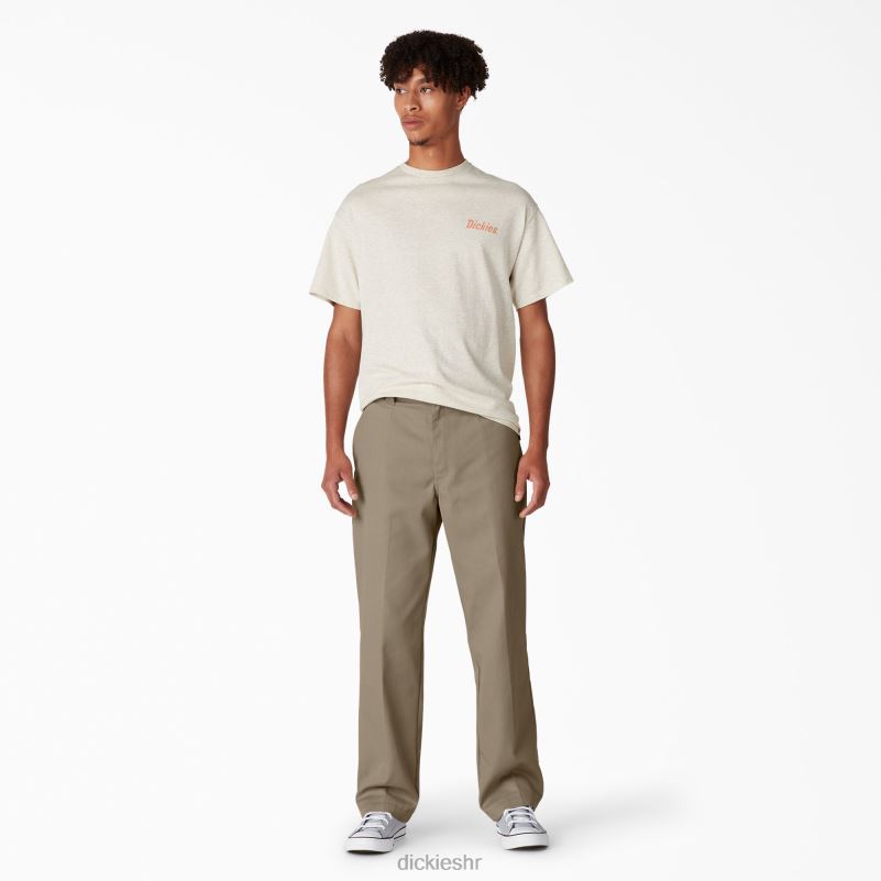 keper hlače regularnog kroja za skateboarding muškarci Dickies pustinjski pijesak (ds) 6BPL657 odjeća
