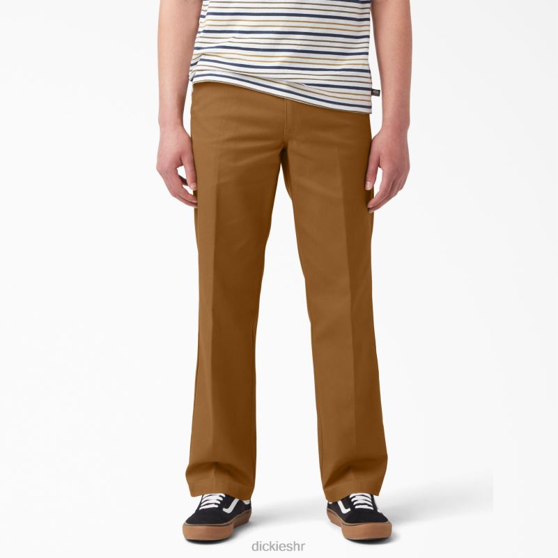 keper hlače regularnog kroja za skateboarding muškarci Dickies smeđa patka (bd) 6BPL654 odjeća
