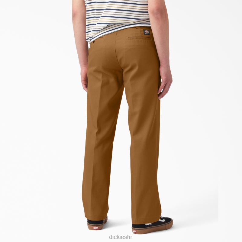 keper hlače regularnog kroja za skateboarding muškarci Dickies smeđa patka (bd) 6BPL654 odjeća