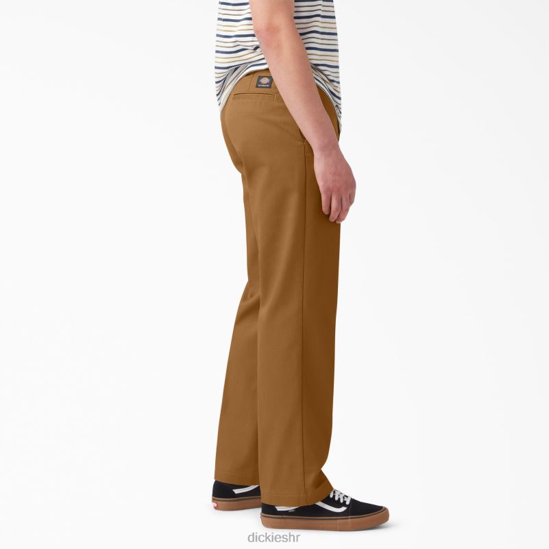 keper hlače regularnog kroja za skateboarding muškarci Dickies smeđa patka (bd) 6BPL654 odjeća