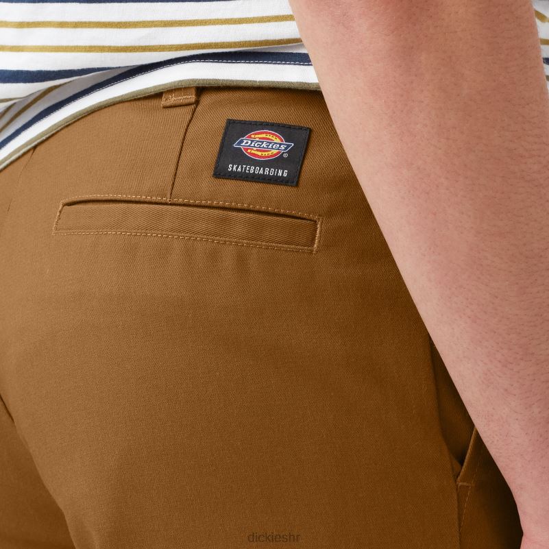 keper hlače regularnog kroja za skateboarding muškarci Dickies smeđa patka (bd) 6BPL654 odjeća